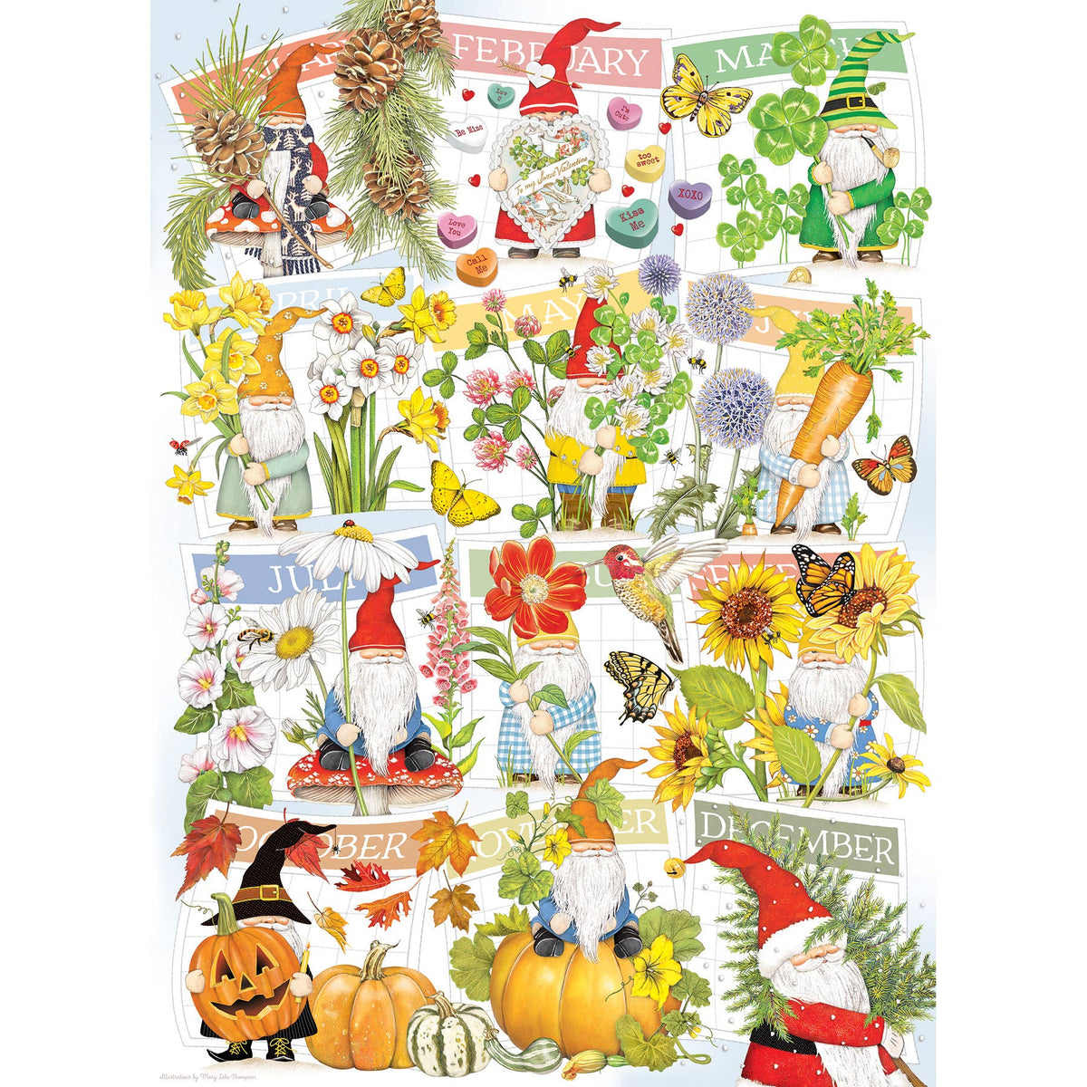 A Happy Gnome Life 1000pc Puzzle