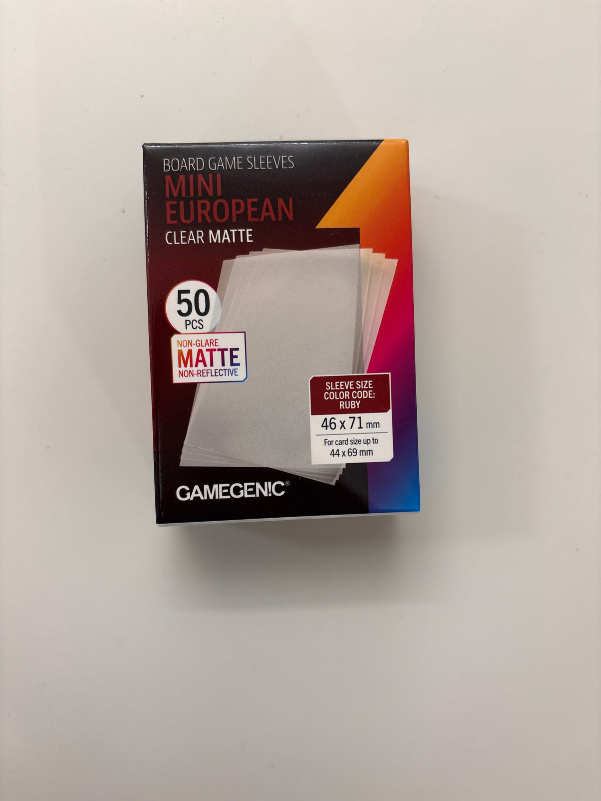 Gamegenic Mini European Card Sleeves 50 Matte