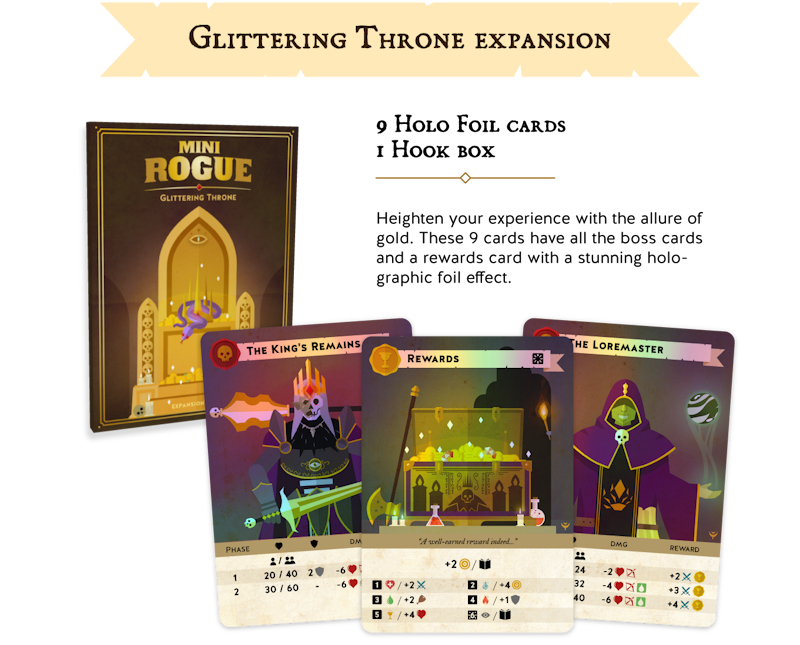 Mini Rogue: Glittering Throne Expansion Packi