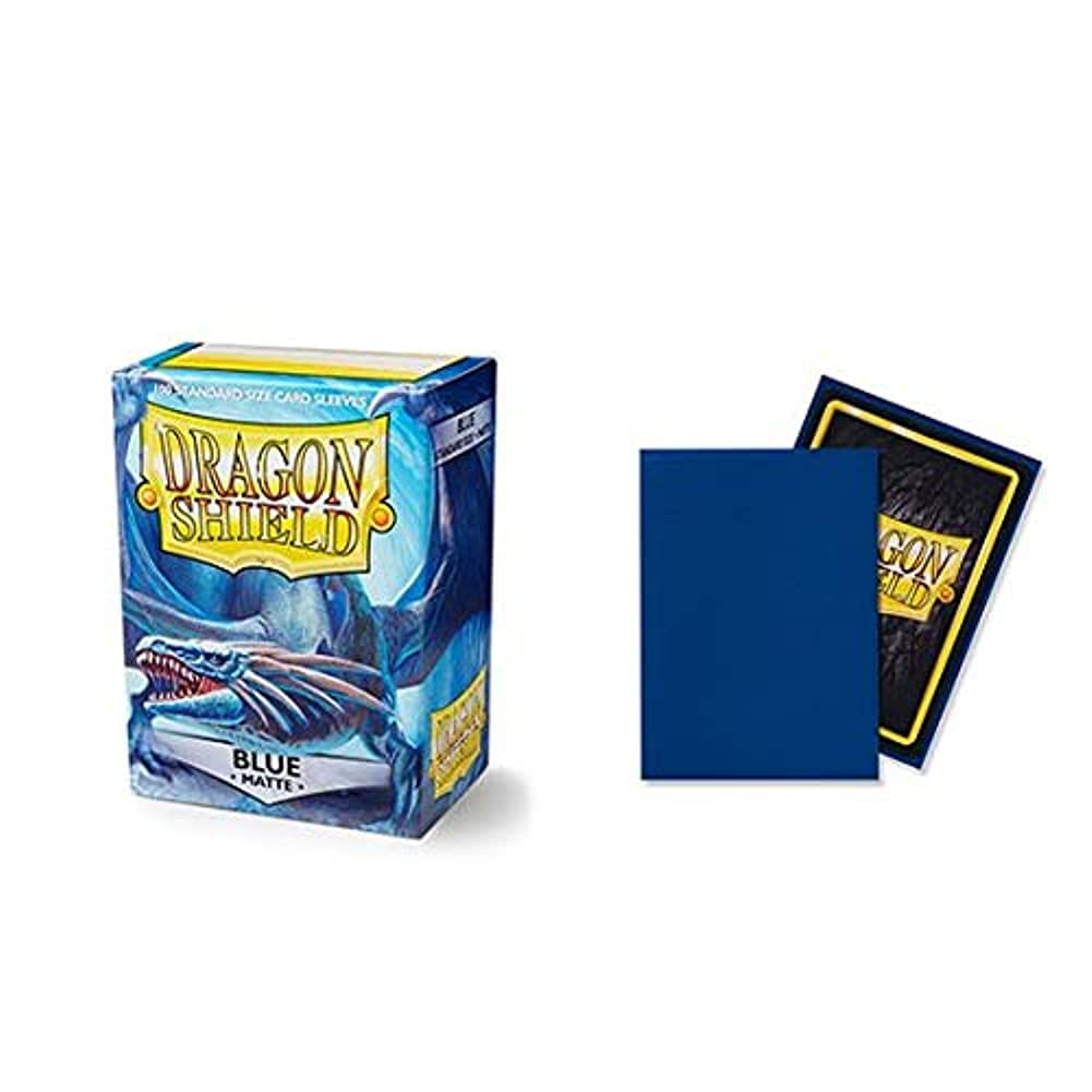 Dragon Shield Card Sleeves 100ct Blue Matte
