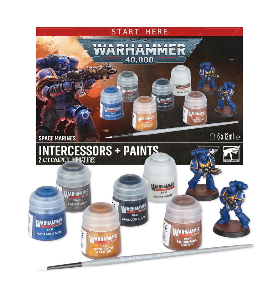 Space Marines Intercessors Paint Set