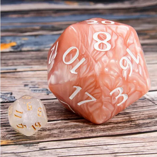 55mm Titan D20 - Beige Pearl, Resin