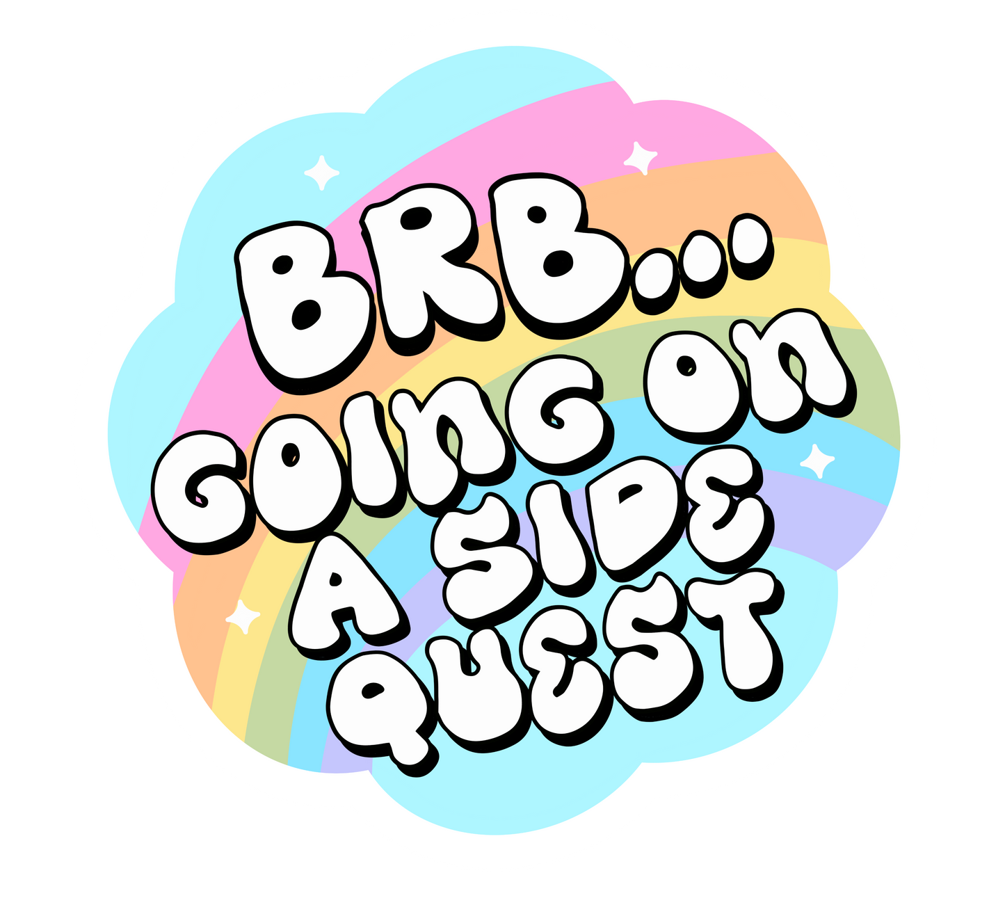 Going on a side quest sticker hydroflask planner