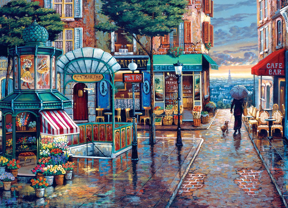 Rainy Day Stroll 1000pc puzzle