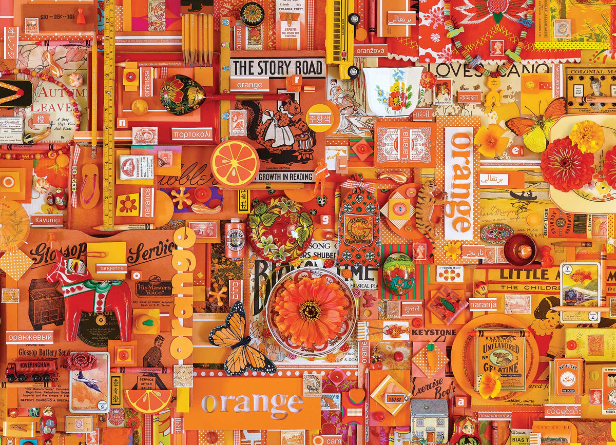 Orange 1000pc puzzle
