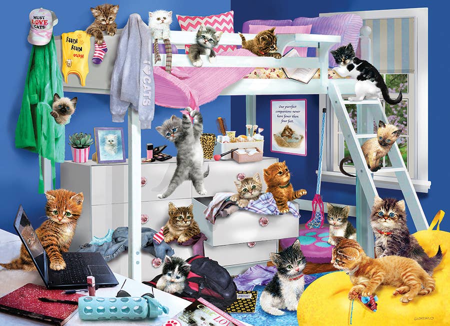 Kitten Slumber Party 1000pc puzzle