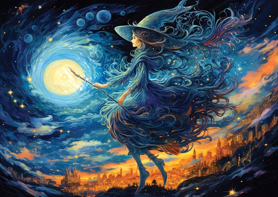 Witch's Night Out 1000pc Enjoy Puzzle