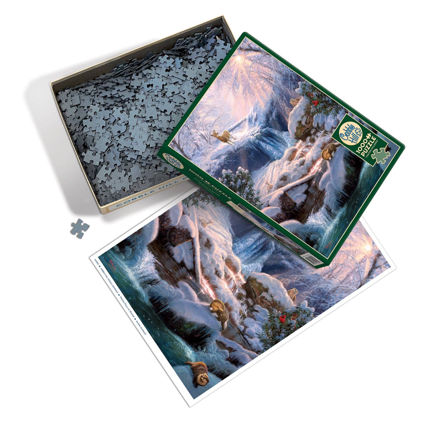 Mystic Falls in Winter 1000pc puzzle