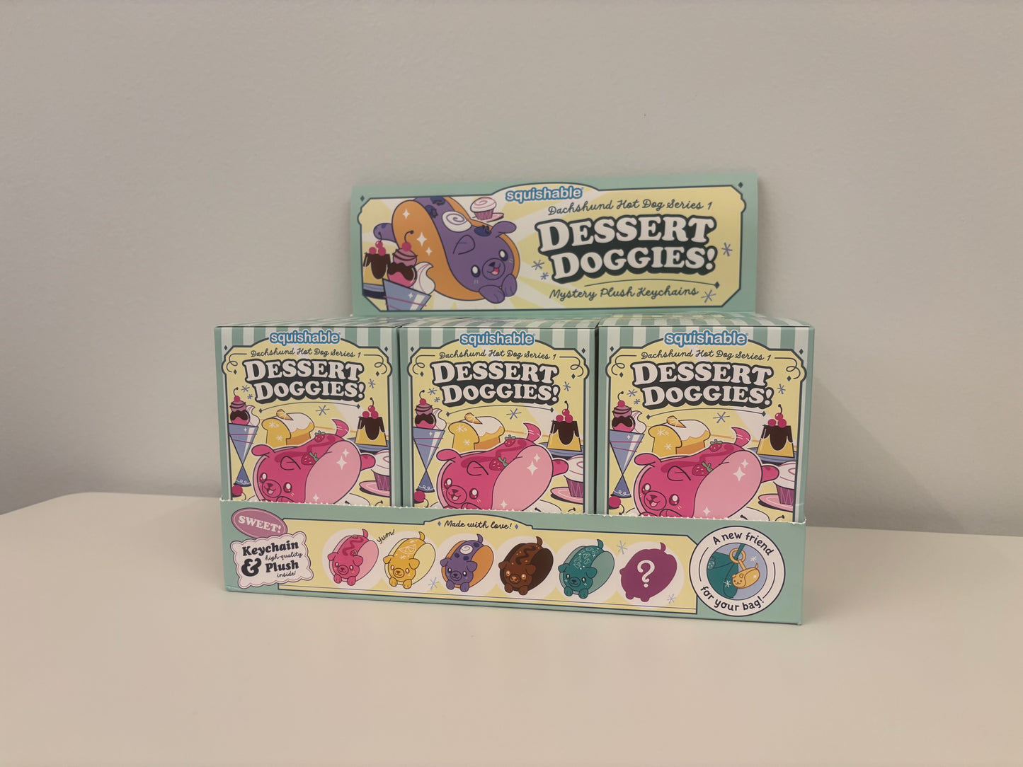 Dessert Doggies Squishable Blind Box Series 1: Daschshund Hot Dog