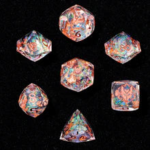 Captured Magic Opal - Luster Cut Resin Dice Set