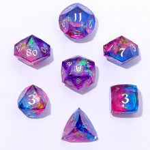 Captured Magic Gilded Storm - Luster Cut Resin Dice Set