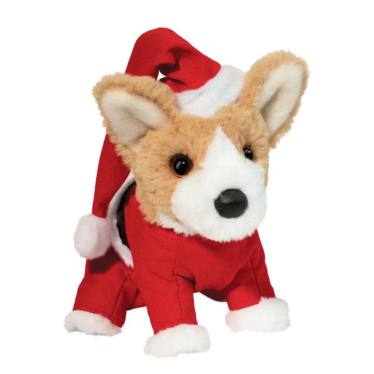 Corgi w/ Santa Suit - Mini Soft