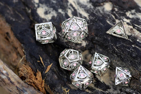 Dragon's Eye Hollow Metal Dice Set
