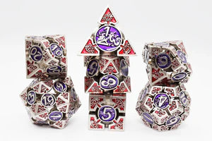 Oculus: Puzzling Metal RPG Dice Set