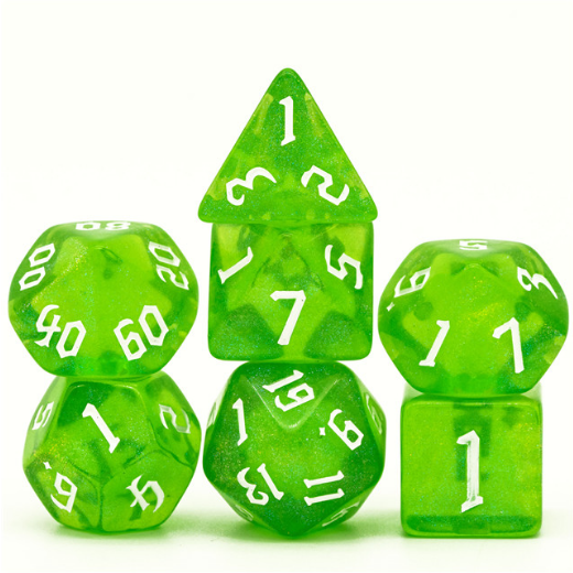 Forest Elemental Dice Set - Resin