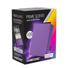 Gamegenic Boxed Prime Sleeves: Purple 100 Count