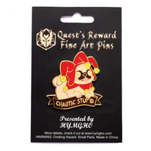 Alternative Alignments Enamel Pin - Chaotic Stupid Pug