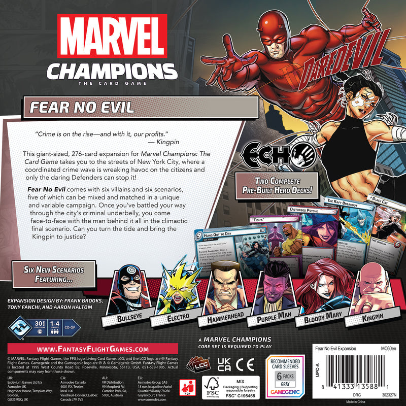 Marvel Champions: The Card Game – Fear No Evil Expansion
