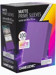 Gamegenic Prime Sleeves Matte: Purple 100 Count