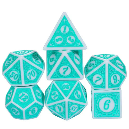 Motif RPG Dice Set - Azure Dreams, Resin
