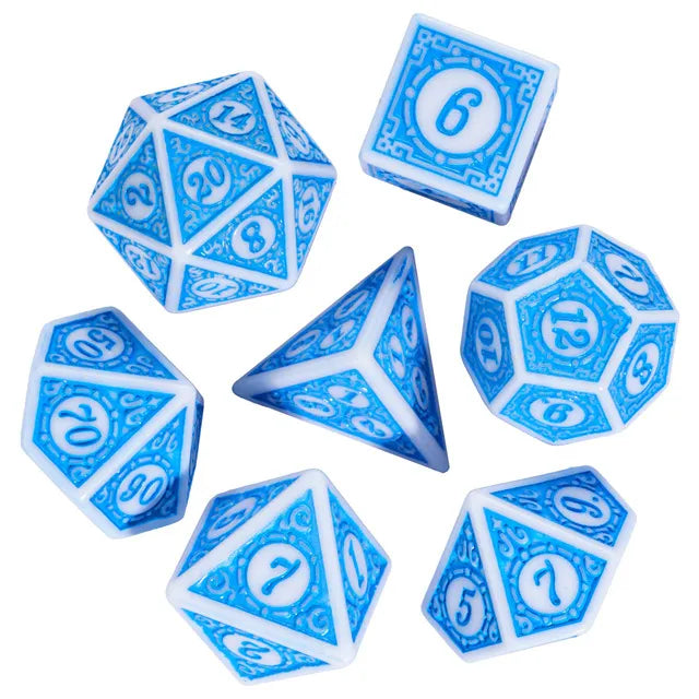 Motif RPG Dice Set -Ocean Brine, Resin