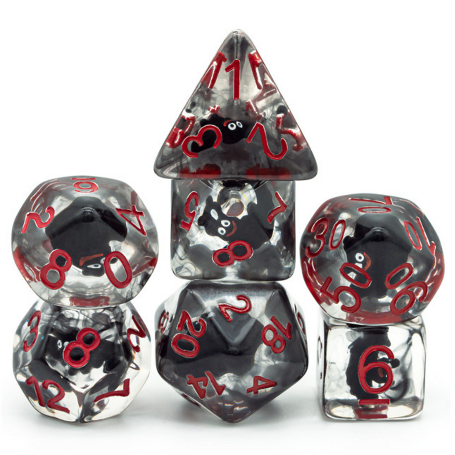 Vampire Bats Dice Set - Resin Inclusion