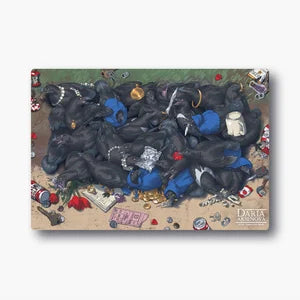 World of Trash Zoneless - Crows - Corvid Chaos Playmat