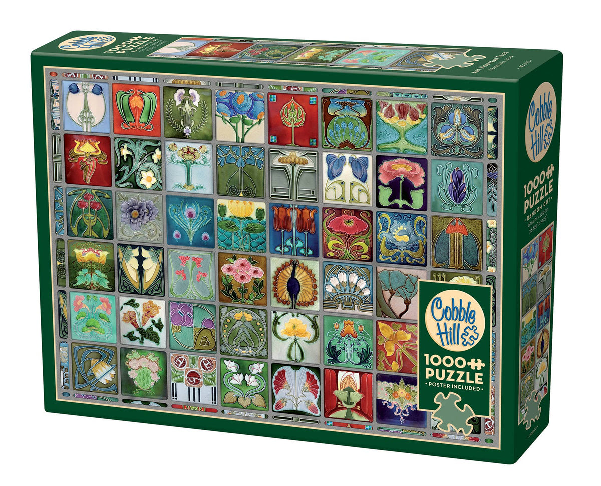 Art Nouveau Tiles 1000pc puzzle