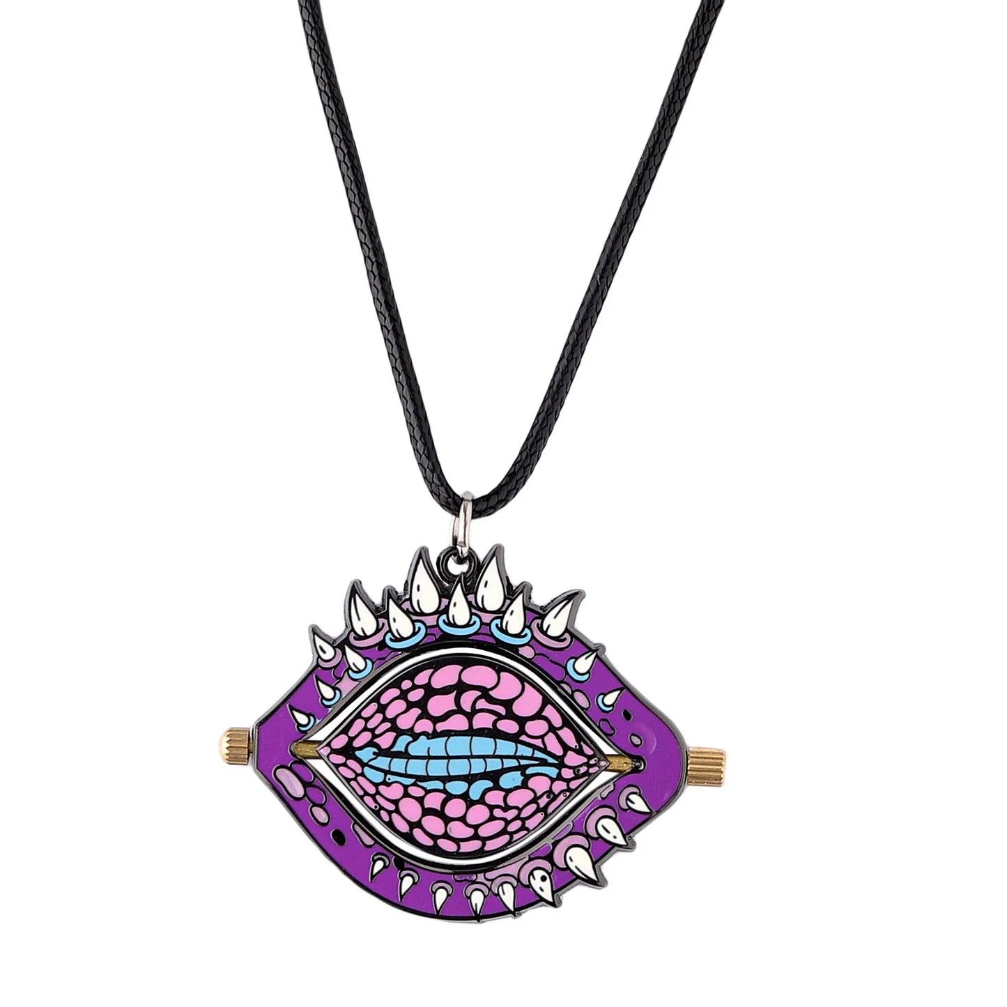 Dragon Eye D2 Necklace - Purple