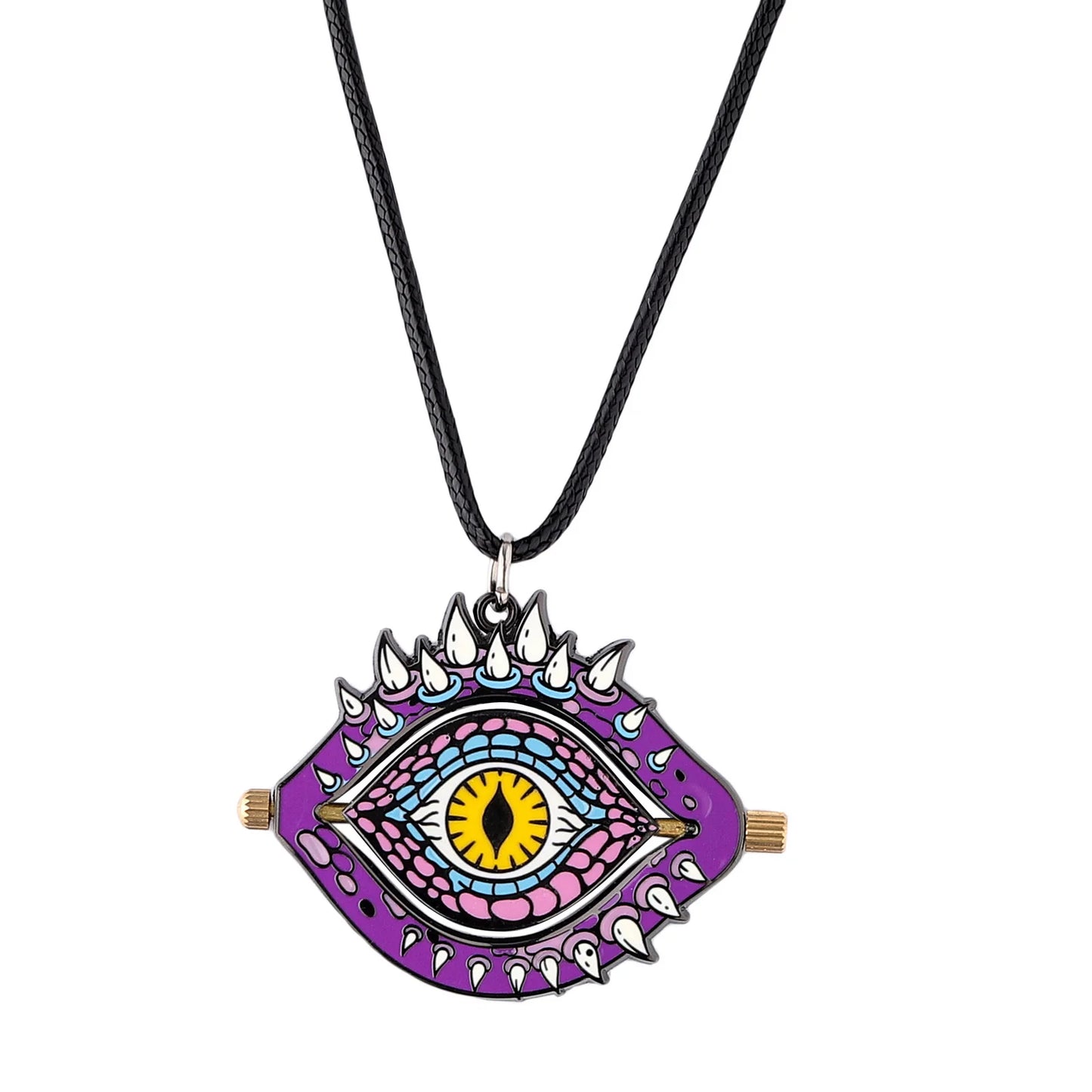 Dragon Eye D2 Necklace - Purple