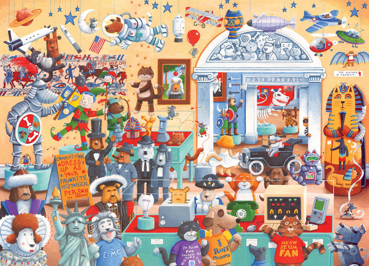 Cats and Dogs Museum (Family) 350pc puzzle