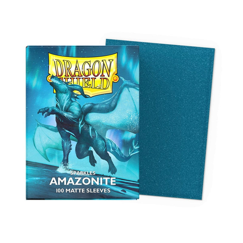 Dragon Shield Card Sleeves 100ct Sparkles Amazonite