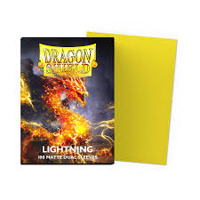 Dragon Shield Card Sleeves 100ct Lightning Matte