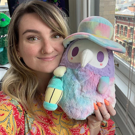 Mini Squishable Tie Dye Plague Doctor