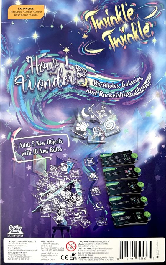 Twinkle Twinkle: How I Wonder Expansion