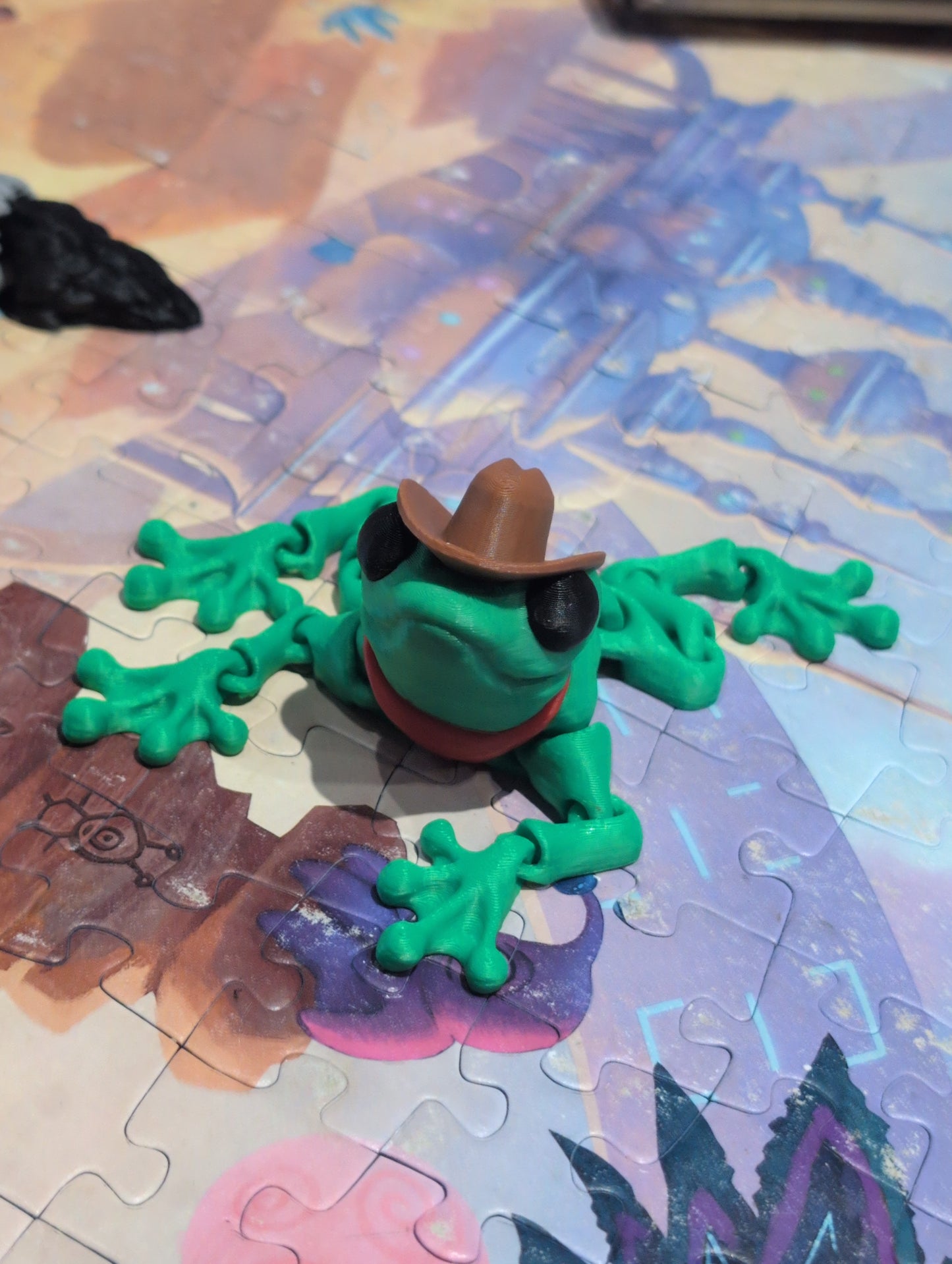 3D Frog Cowboy - Multi-color