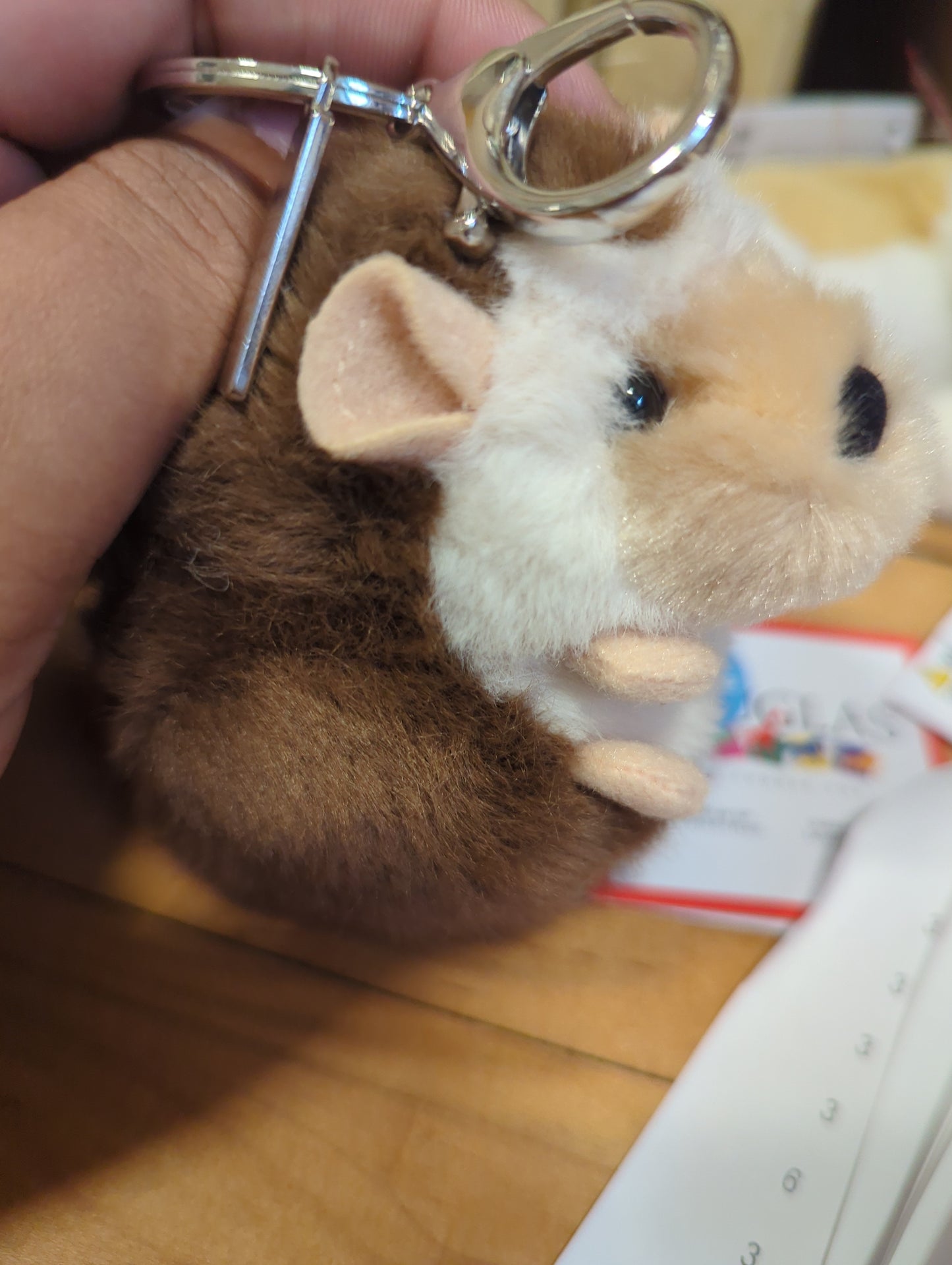 Spunky headgehog plush toy bag charm