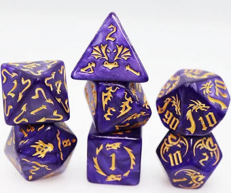 Drake's Flight: Enchanting RPG Dice Set