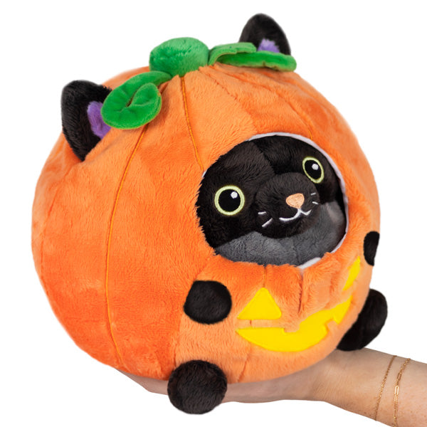 Squishable Undercover Black Kitty in Pumpkin