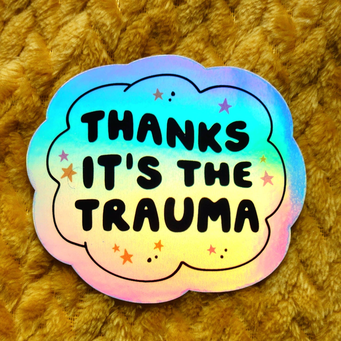 Thanks it's the trauma sticker: Holo