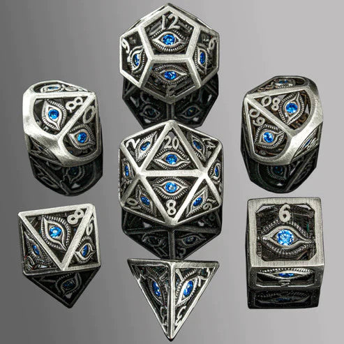 Dragon's Eye Hollow Metal Dice Set