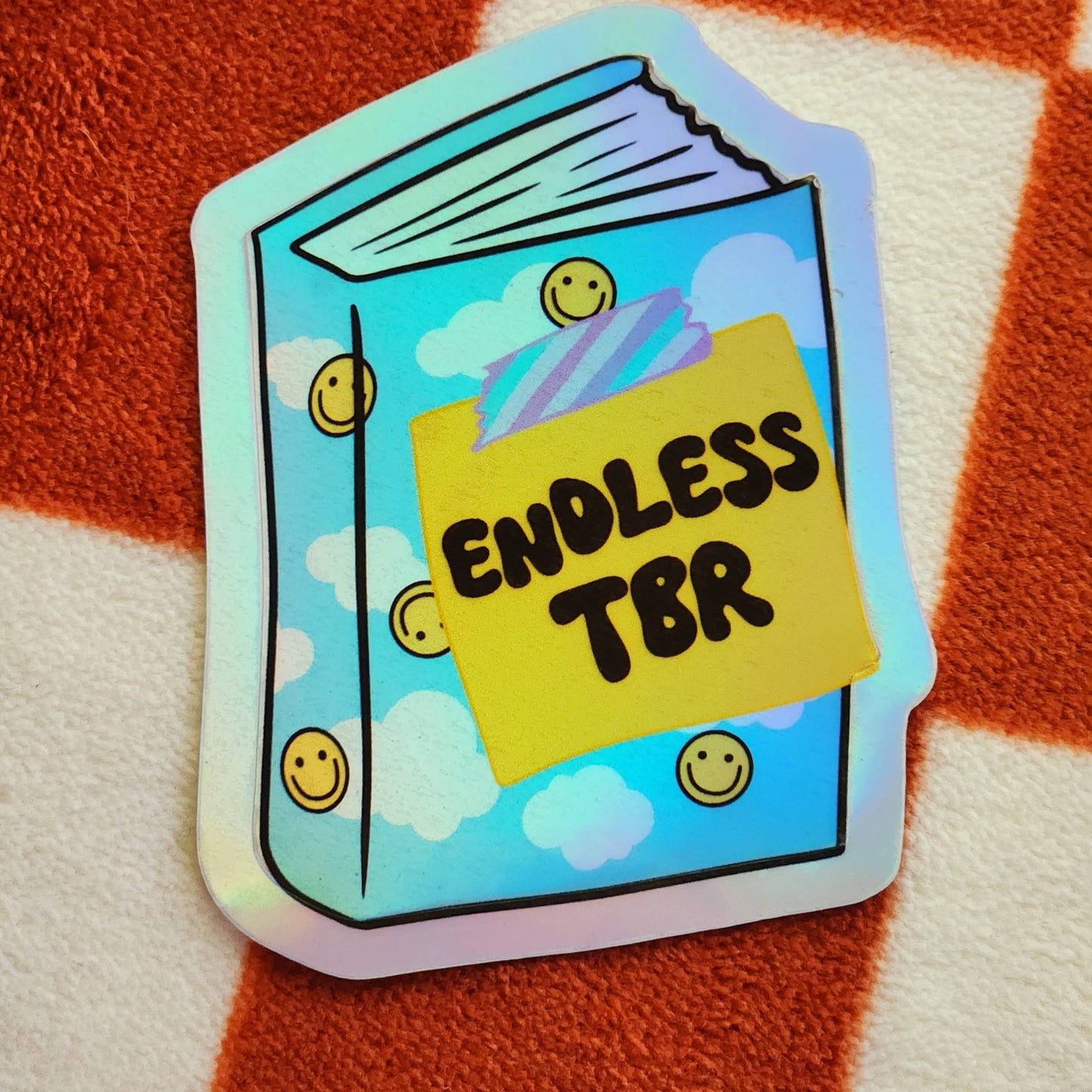 Endless TBR sticker: Holographic