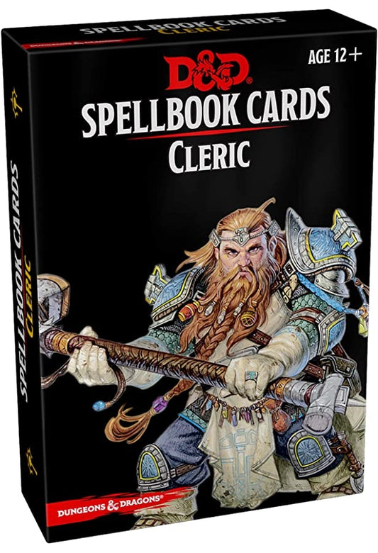 Cleric Spellbook Cards (D&D 5e) - Library Reservation