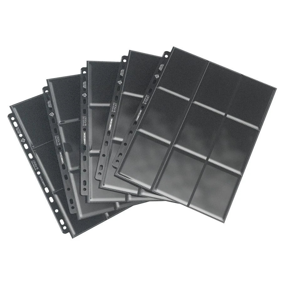 Gamegenic Pages: 18-Pocket Pages: Sideloading Black (50)