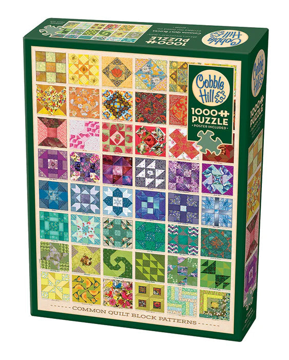Common Quilt Blocks 1000pc Puzzle