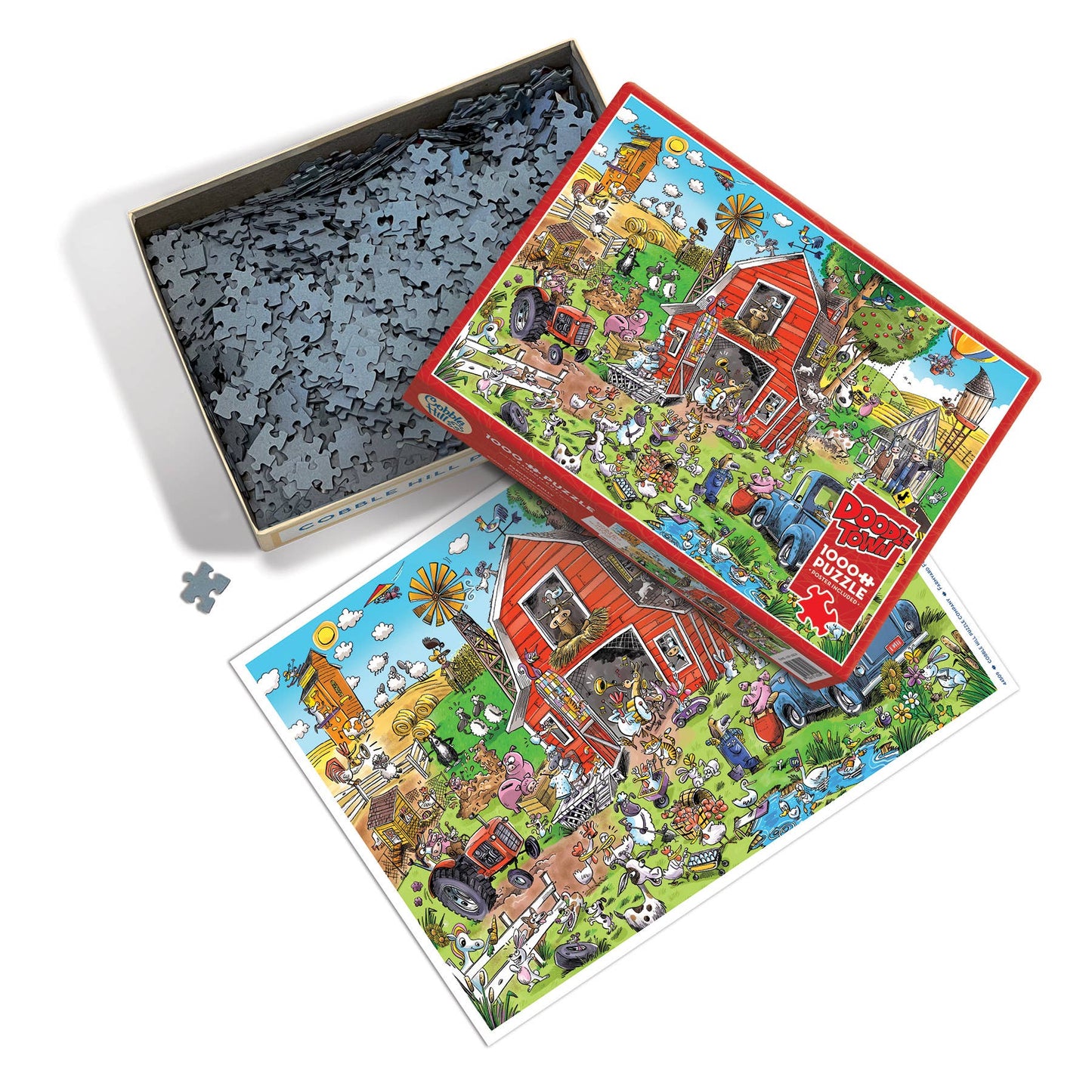 DoodleTown: Farmyard Folly 1000pc puzzle