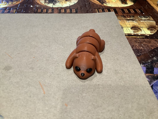3D Mini Brown Bear