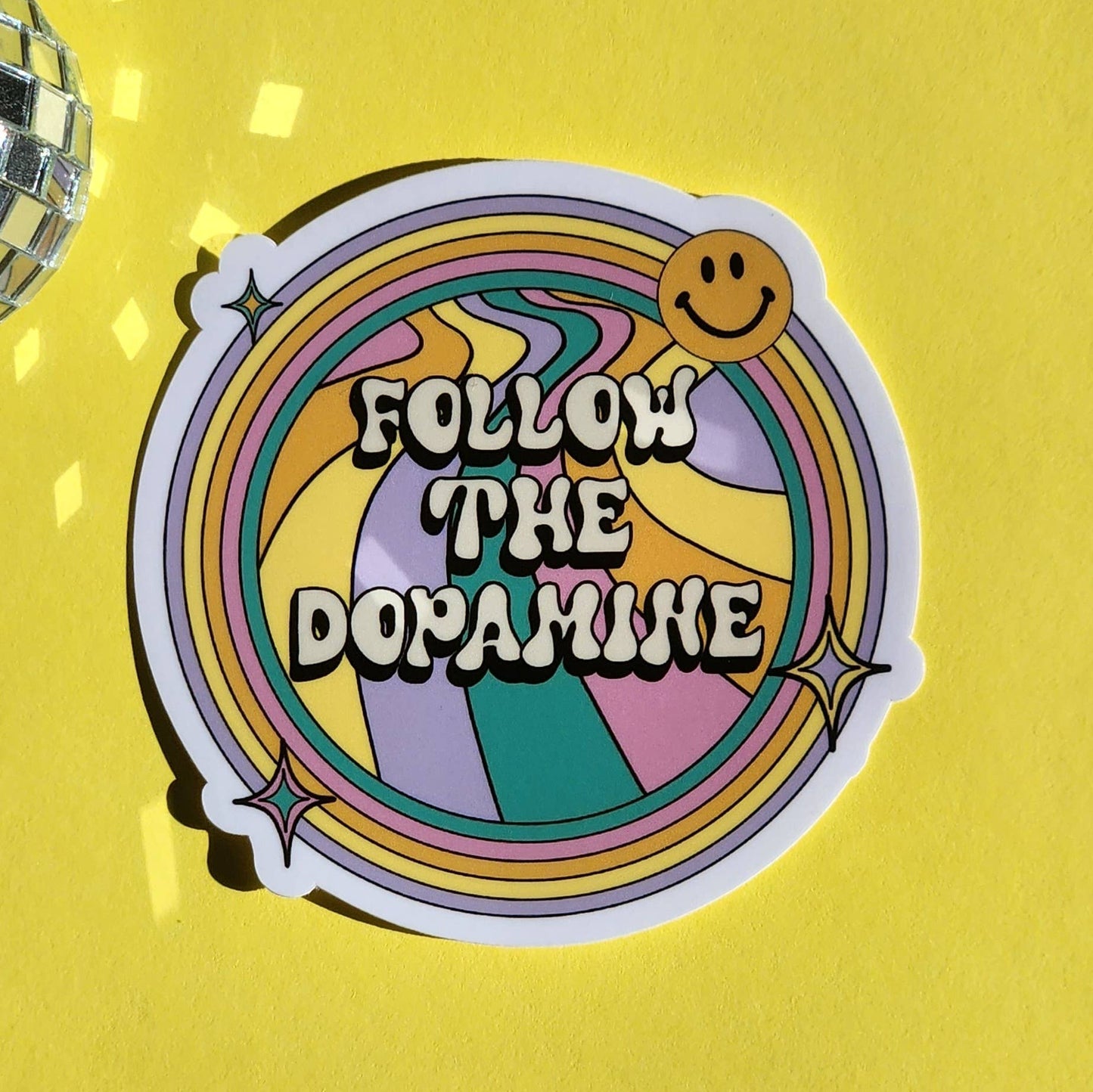 Follow the Dopamine sticker