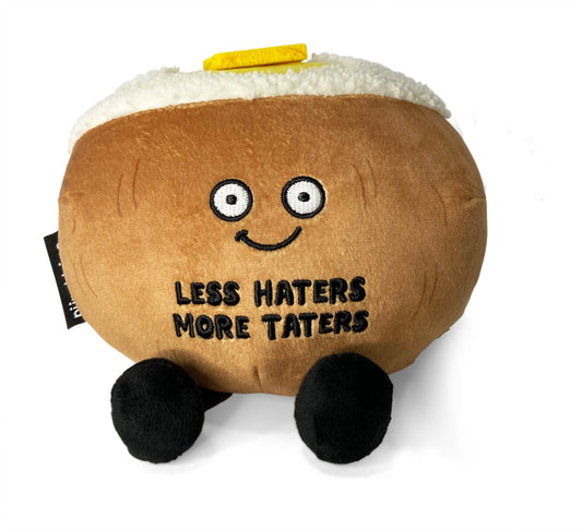 Punchkins - "Less Haters, More Taters" Plush Potato