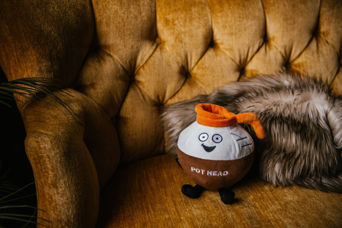 Punchkins - "Pot Head" Plush Coffee Pot